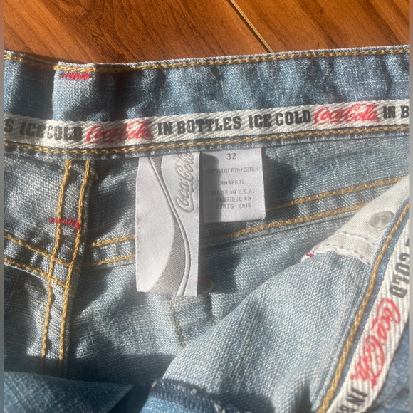 COCA COLA TRADEMARK DENIM SHORTS - Picture 10 of 13